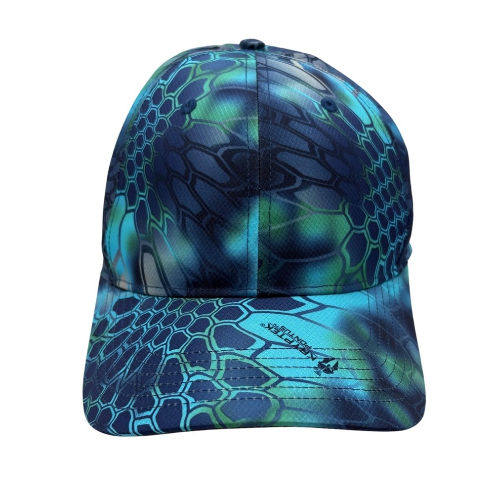 Richardson Performance Hat Mens New Blue Green Kryptek Pontus Camo Excellent 874